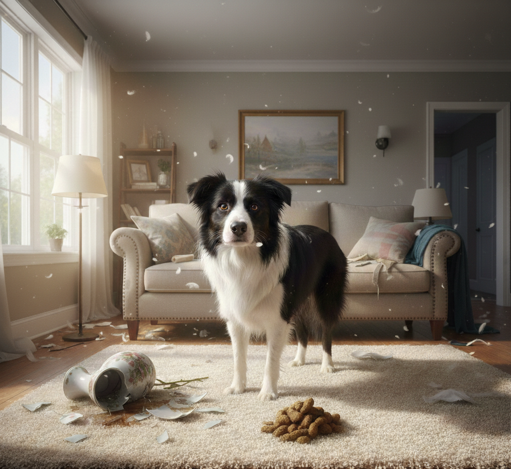 errores al educar un border collie cachorro